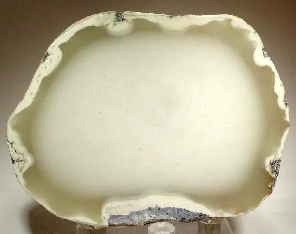 Polished datolite nodule, Keweenaw County