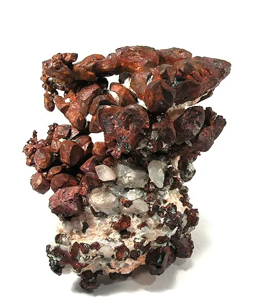 Quartz with native copper, Keweenaw Peninsula