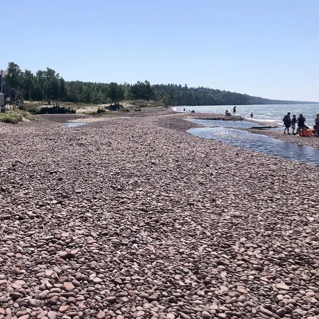 Rhyolite beach on Lake Superior