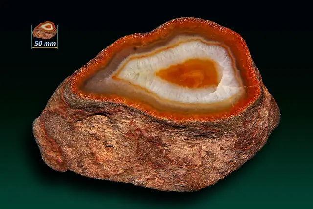 Cut and polished Lake Superior agate, Minnesota (not a Michigan specimen)