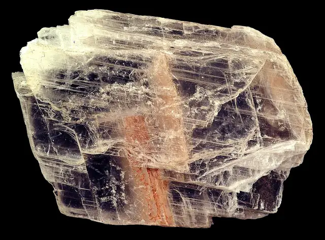 Clear selenite gypsum, 8 cm (locality not given)