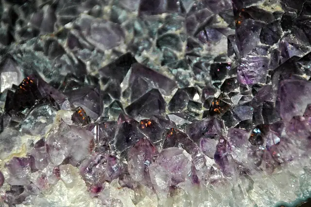Amethyst geode interior, southeastern Brazil (not a Michigan specimen)